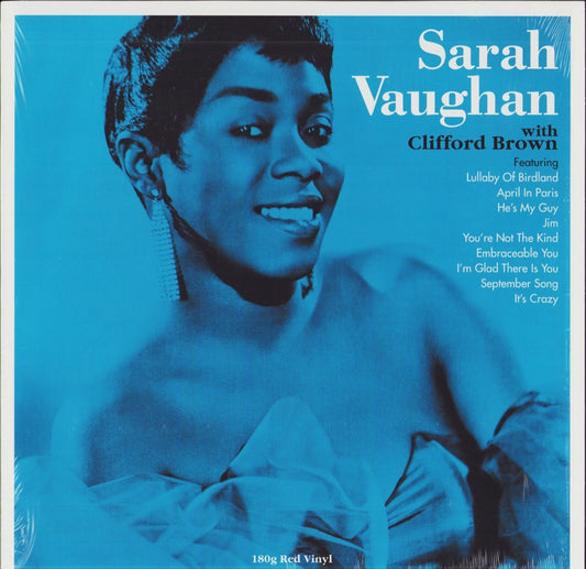 Sarah Vaughan ‎– Sarah Vaughan With Clifford Brown (Red Vinyl LP)