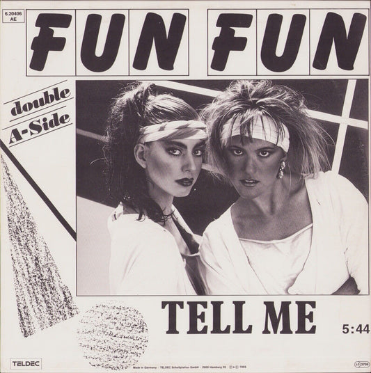 Fun Fun ‎- Give Me Your Love / Tell Me Orange Vinyl 12"