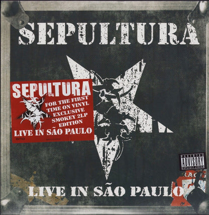 Sepultura ‎- Live In Sao Paulo Smokey Coloured Vinyl 2LP Limited Edition