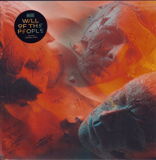Muse ‎- Will Of The People Cream Vinyl LP Limited Edition