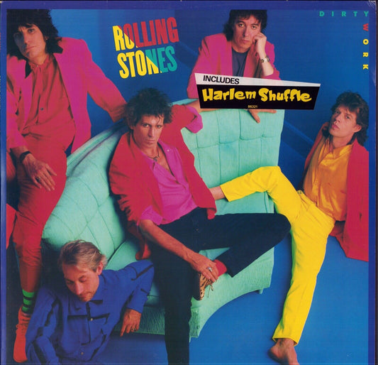 The Rolling Stones ‎- Dirty Work Vinyl LP 2.