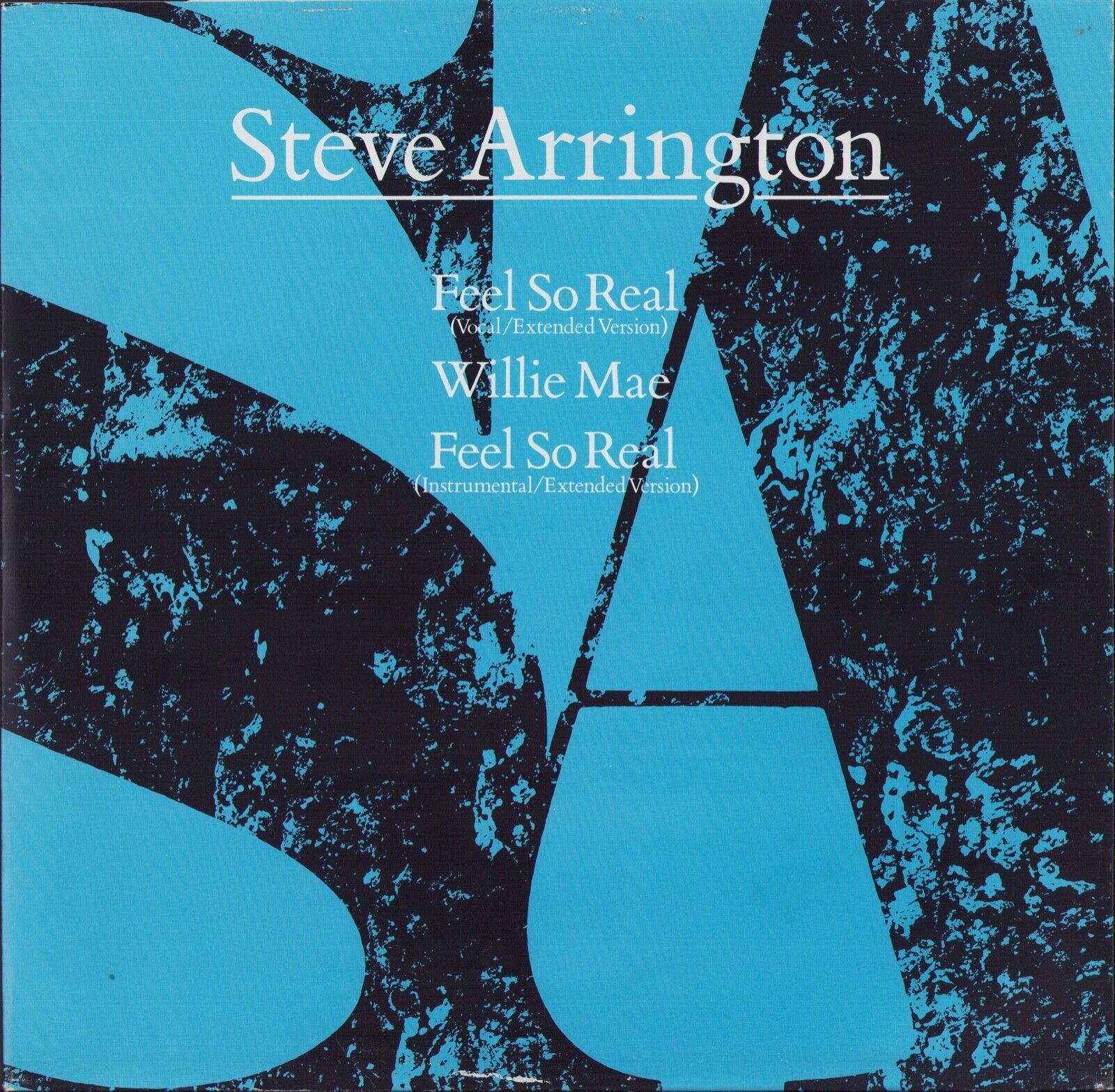 Steve Arrington ‎- Feel So Real Vinyl 12"