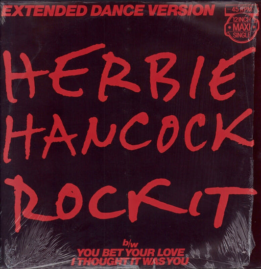 Herbie Hancock ‎- Rockit Extended Dance Version Vinyl 12"