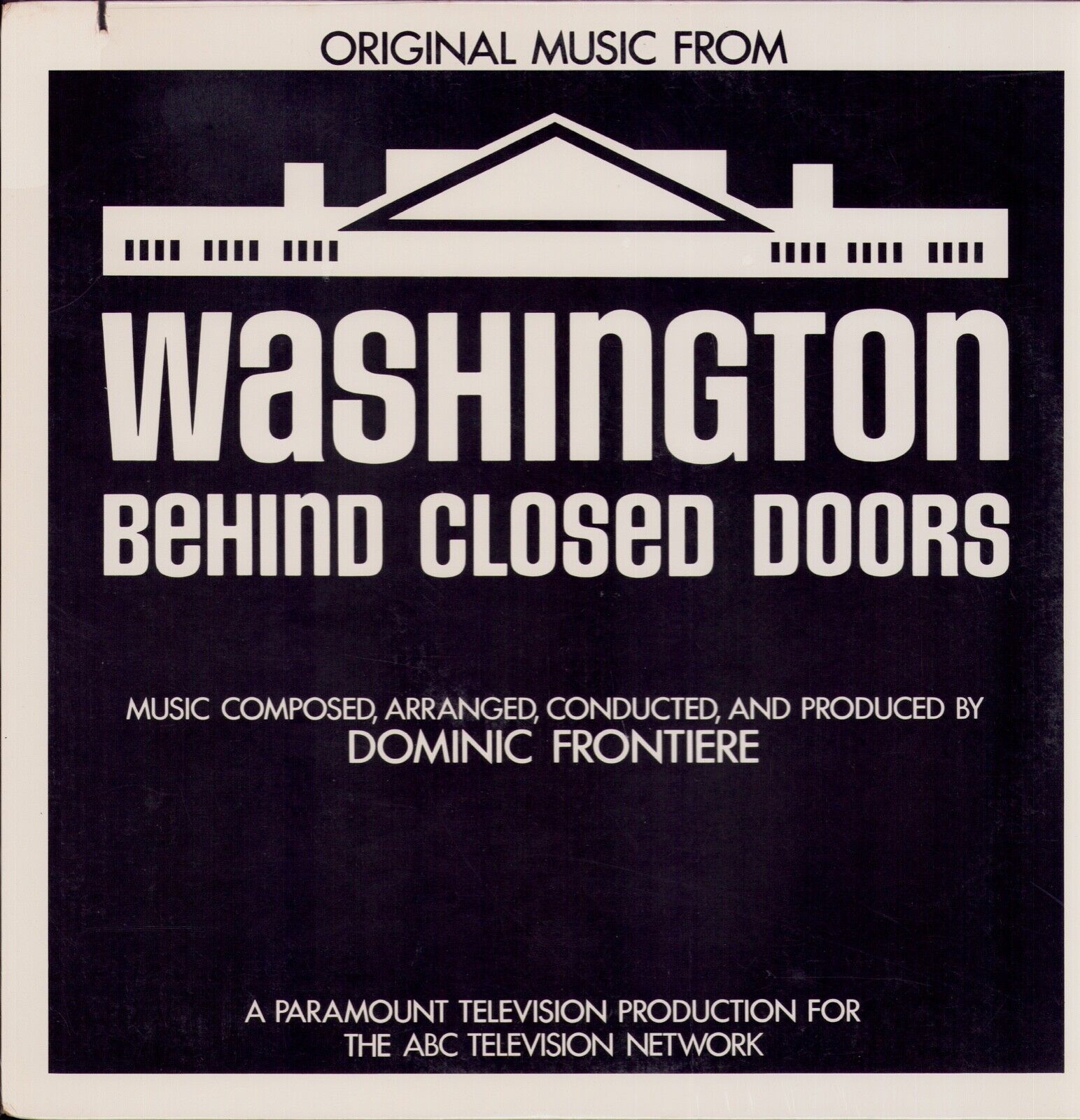 Dominic Frontiere ‎- Washington: Behind Closed Doors Vinyl LP US