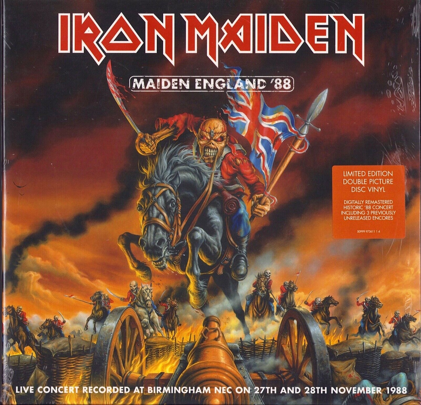 Iron Maiden - Maiden England '88 Picture Disc Vinyl 2LP Limited Edition