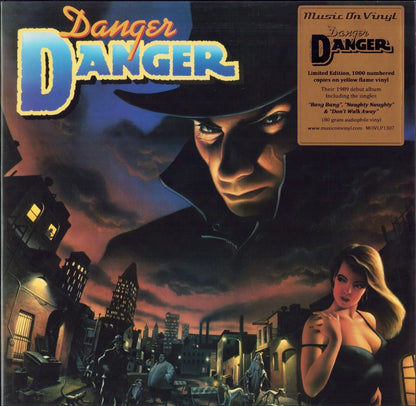 Danger Danger - Danger Danger Yellow Flame Vinyl 2LP Limited Edition