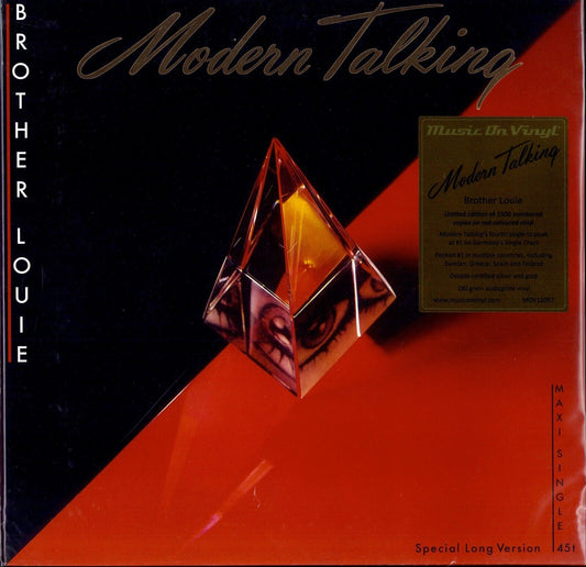 Modern Talking ‎– Brother Louie Red Vinyl 12"