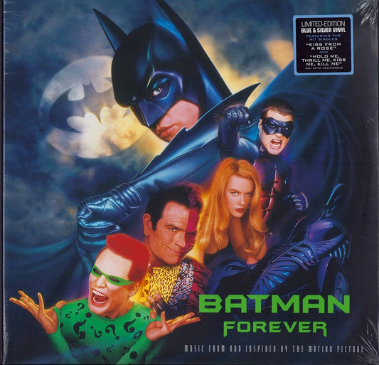 Batman Forever Music From And Inspired By The Motion Picture Blue & Silver Vinyl 2LP