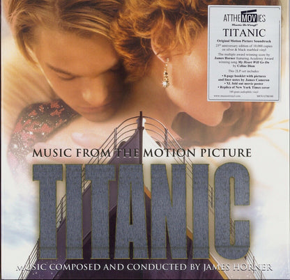 James Horner ‎- Titanic Silver&Black Marbled Vinyl 2LP Limited Edition