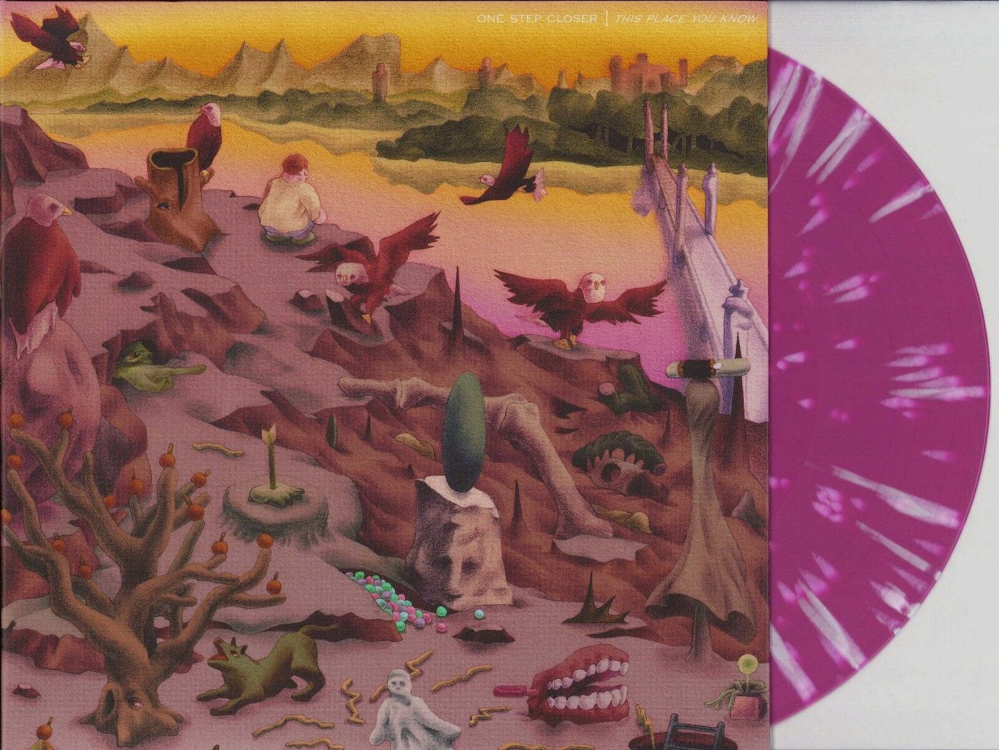 One Step Closer ‎- This Place You Know Purple With White Splatter Vinyl LP Limited Edition