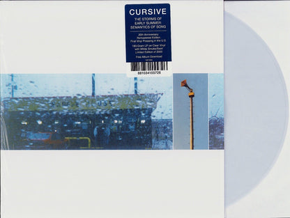 Cursive ‎- The Storms Of Early Summer: Semantics Of Song Clear with White Swirl Vinyl LP Limited Edition