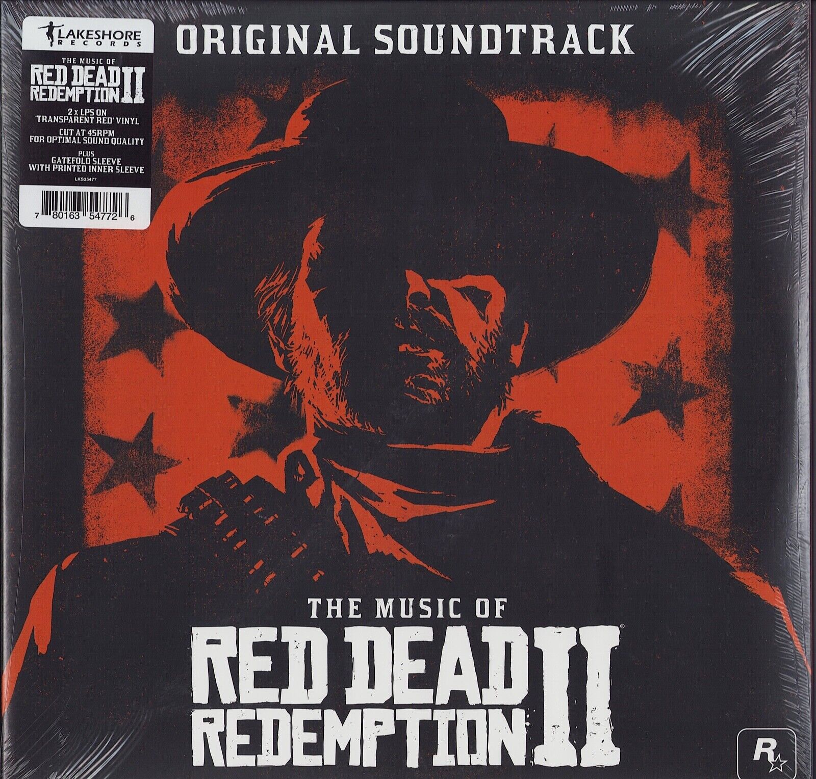The Music Of Red Dead Redemption II Soundtrack Red Translucent Vinyl 2LP