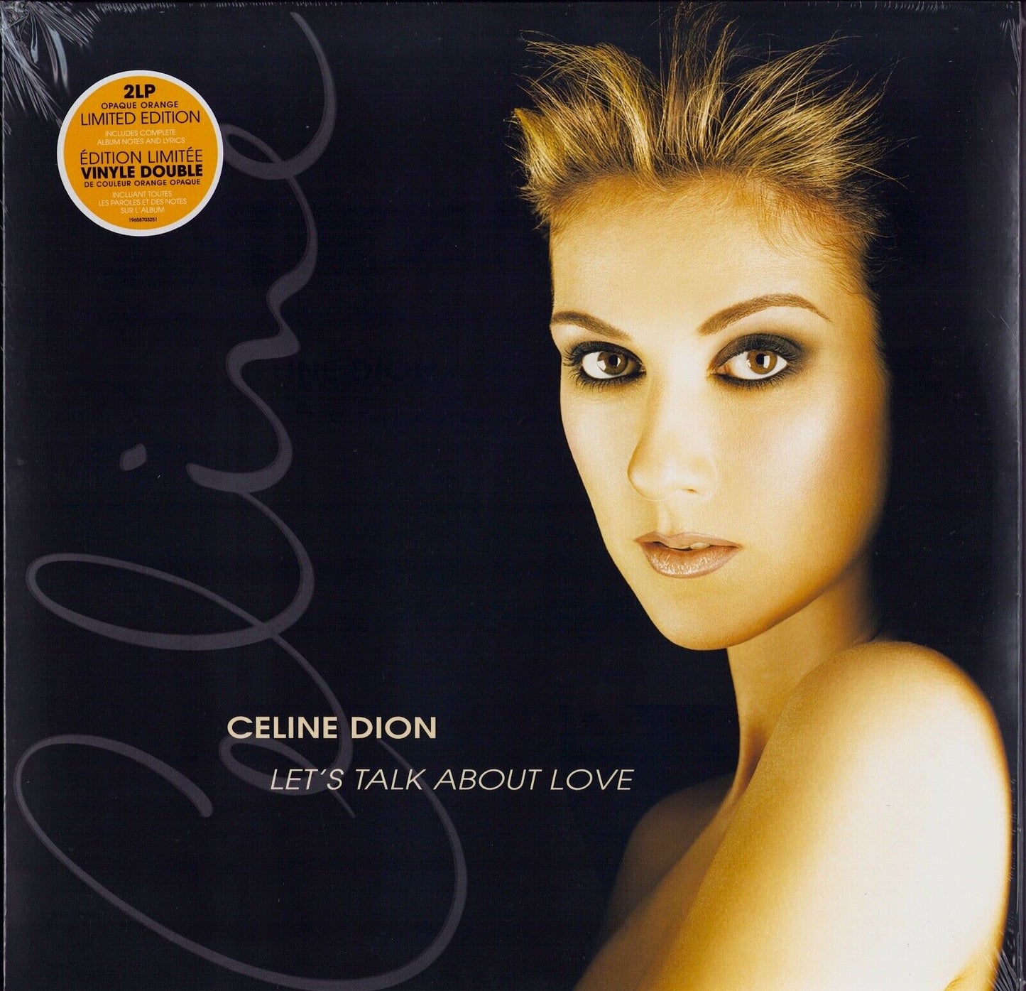 Céline Dion ‎- Let's Talk About Love Orange Vinyl 2LP Limted Edition