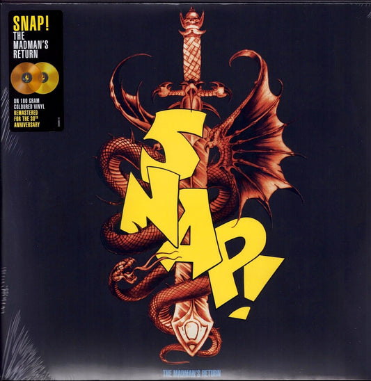 Snap! ‎- The Madman's Return Orange & Yellow Vinyl LP 30th Anniversary Edition