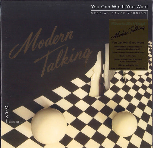 Modern Talking ‎– You Can Win If You Want Special Dance Version Gold Vinyl 12"