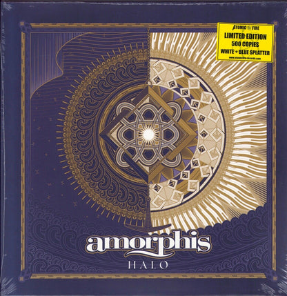 Amorphis ‎- Halo White & Blue Marbled Vinyl 2LP Limited Edition