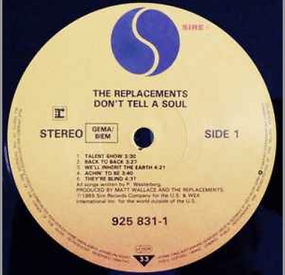 The Replacements ‎- Don't Tell A Soul Vinyl LP