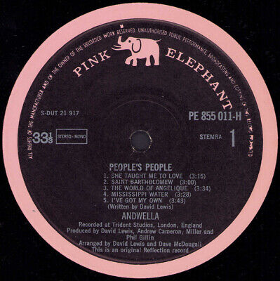 Andwella ‎- People's People Vinyl LP