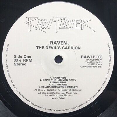 Raven - The Devil's Carrion Vinyl 2LP