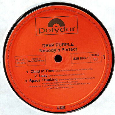 Deep Purple ‎- Nobody's Perfect Vinyl 2LP DE