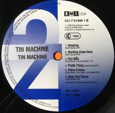 Tin Machine ‎- Tin Machine Vinyl LP