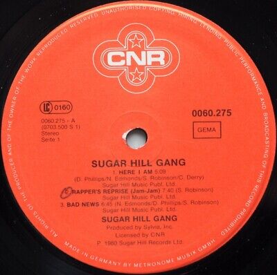 Sugar Hill Gang - Sugar Hill Gang Vinyl LP DE