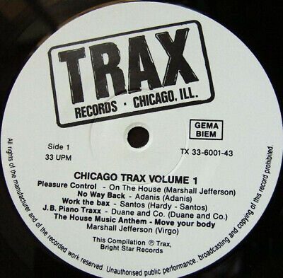 Chicago Trax - Volume 1 Vinyl 2x12"