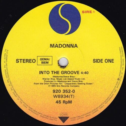 Madonna - Into The Groove Vinyl 12"