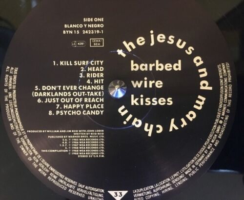 The Jesus And Mary Chain Barbed Wire Kisses B Sides And More Vinyl LP