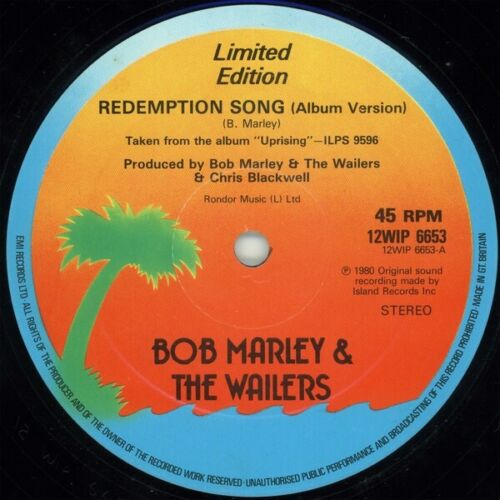 Bob Marley & The Wailers ‎- Redemption Song Vinyl 12"