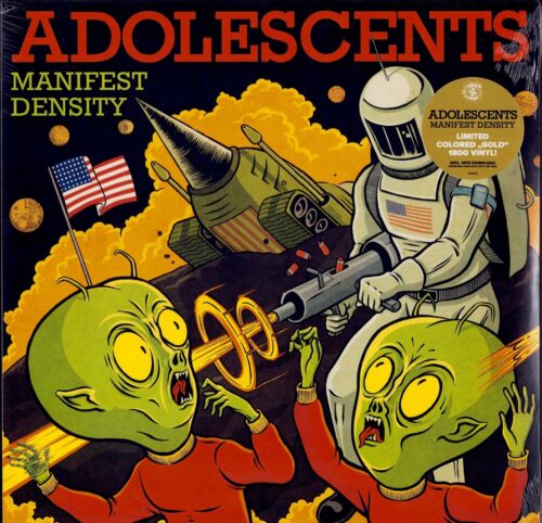 Adolescents ‎- Manifest Density Gold Vinyl LP