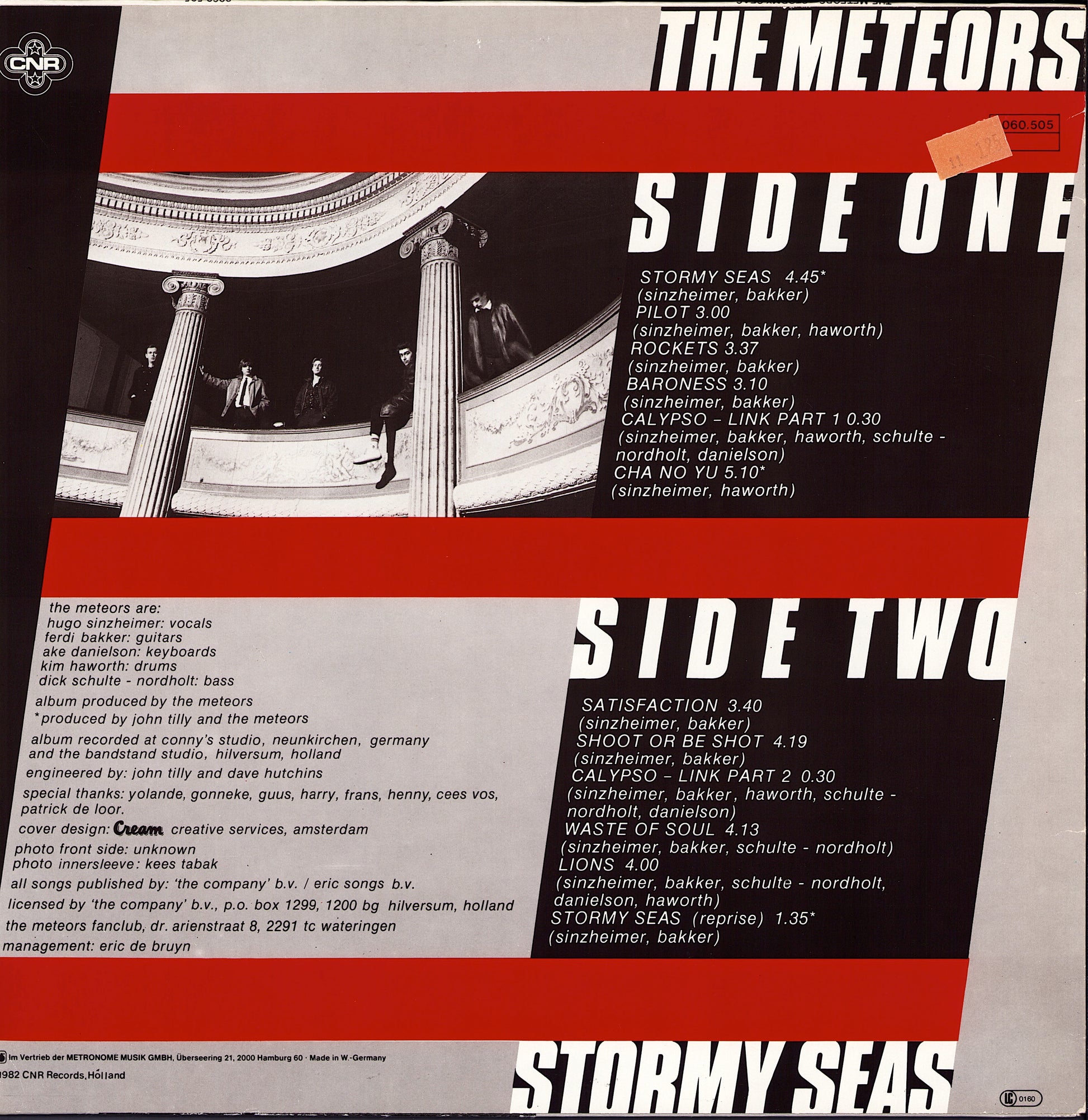 The Meteors ‎– Stormy Seas Vinyl LP
