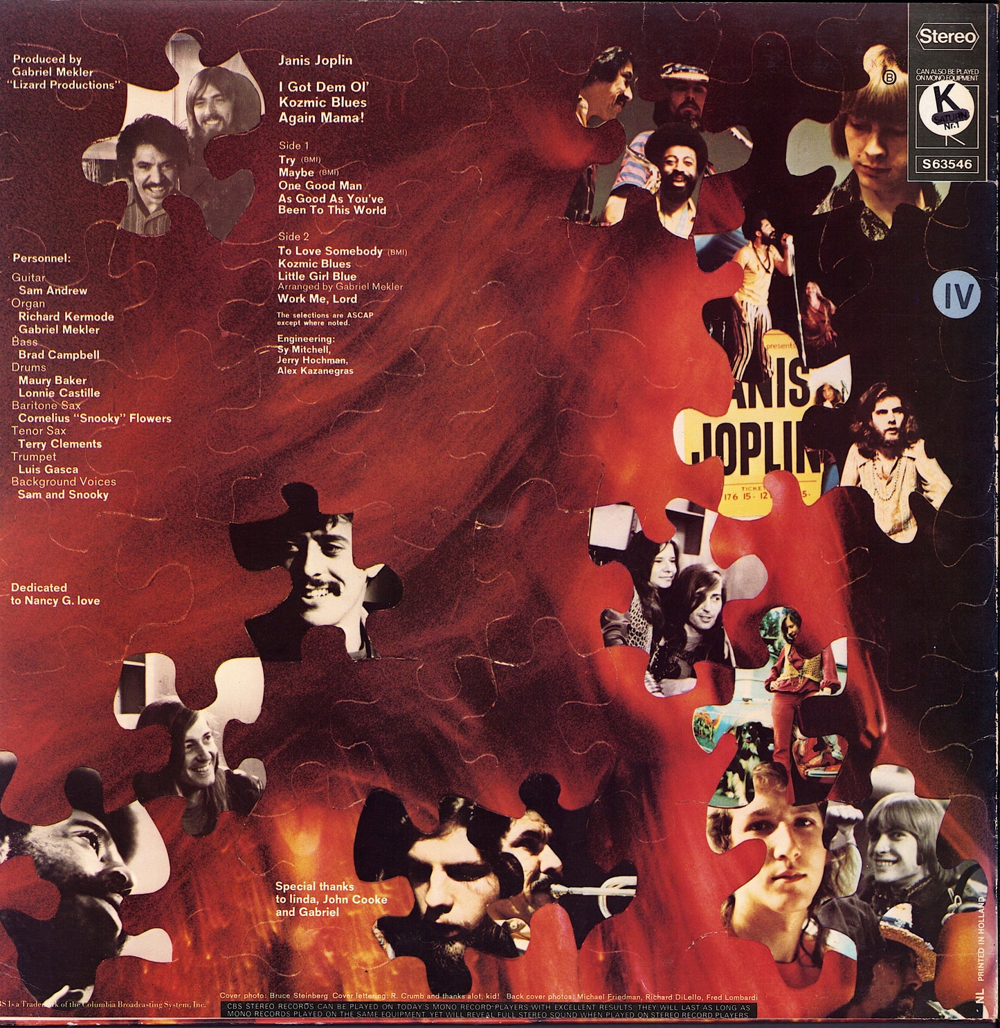 Janis Joplin - I Got Dem Ol' Kozmic Blues Again Mama! Vinyl LP