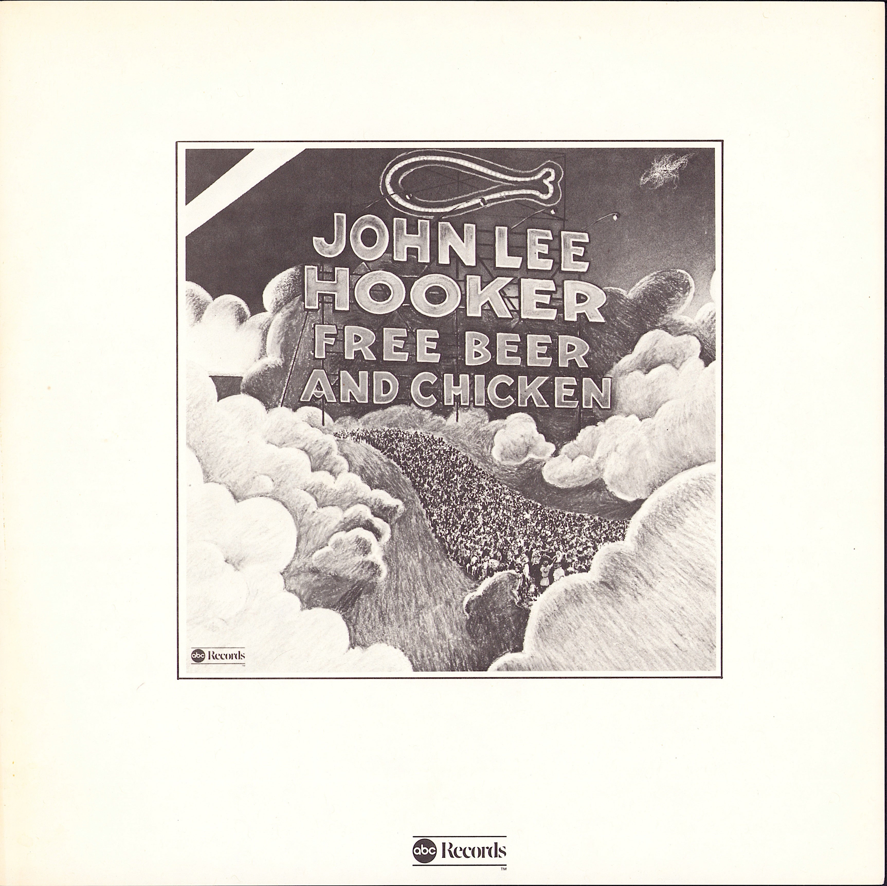 John Lee Hooker ‎- Free Beer And Chicken (Vinyl LP 