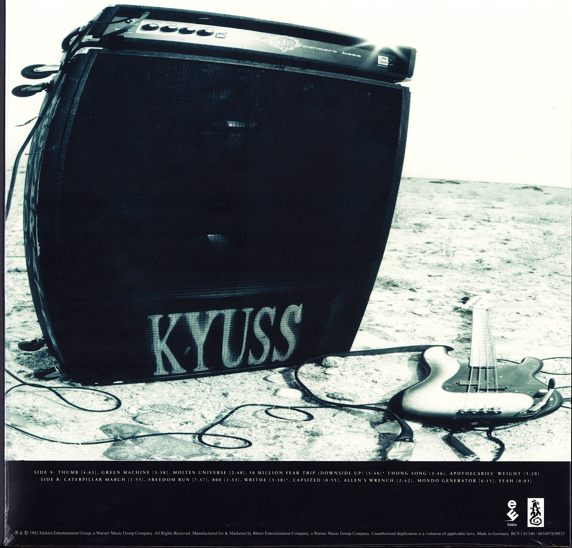 Kyuss ‎– Blues For The Red Sun Gold Vinyl LP Limited & Anniversary Edition