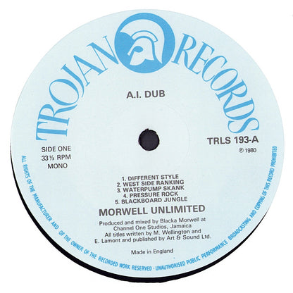 Morwell Unlimited ‎- A.1 Dub Vinyl LP