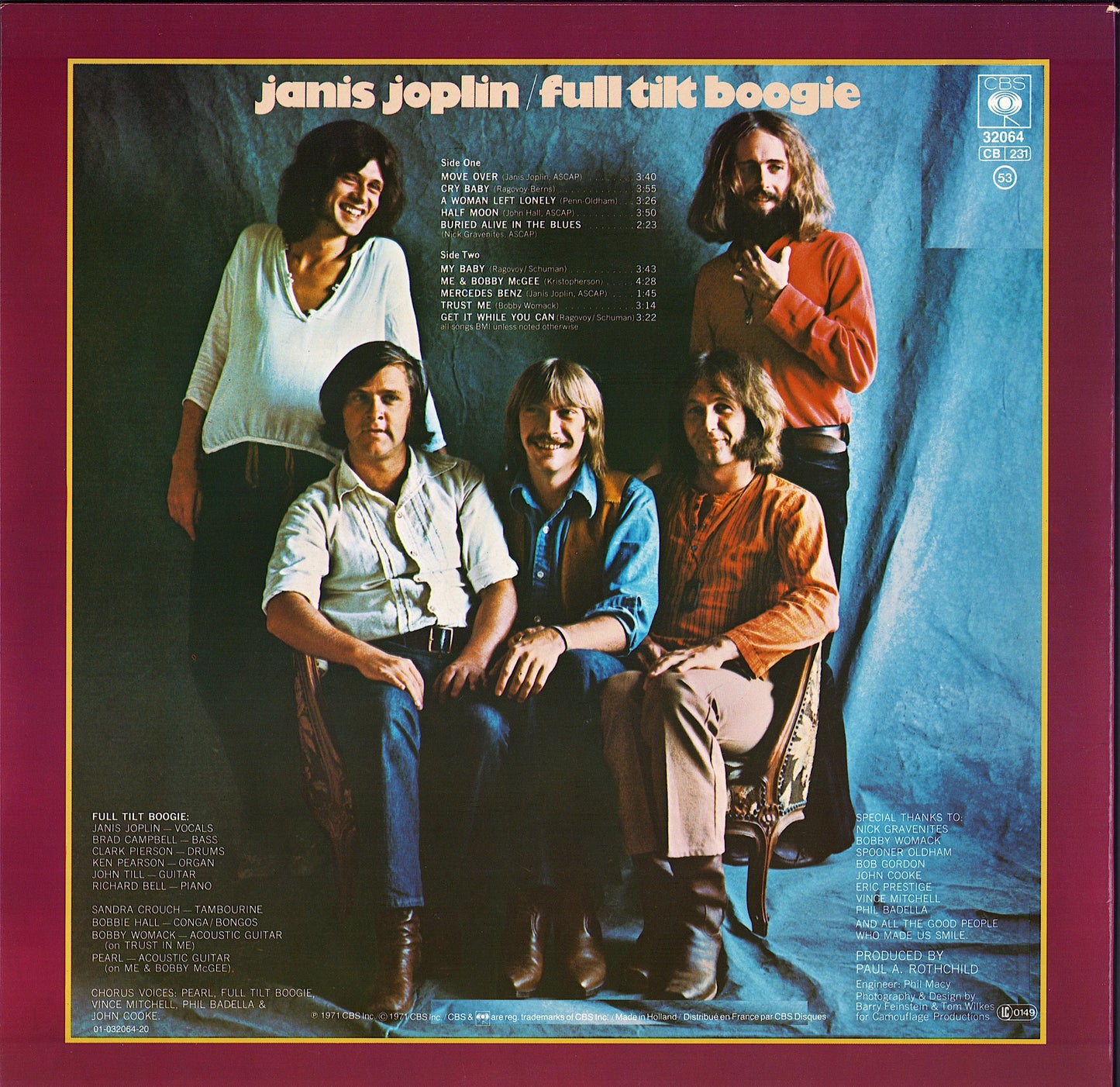 Janis Joplin - Pearl Vinyl LP EU