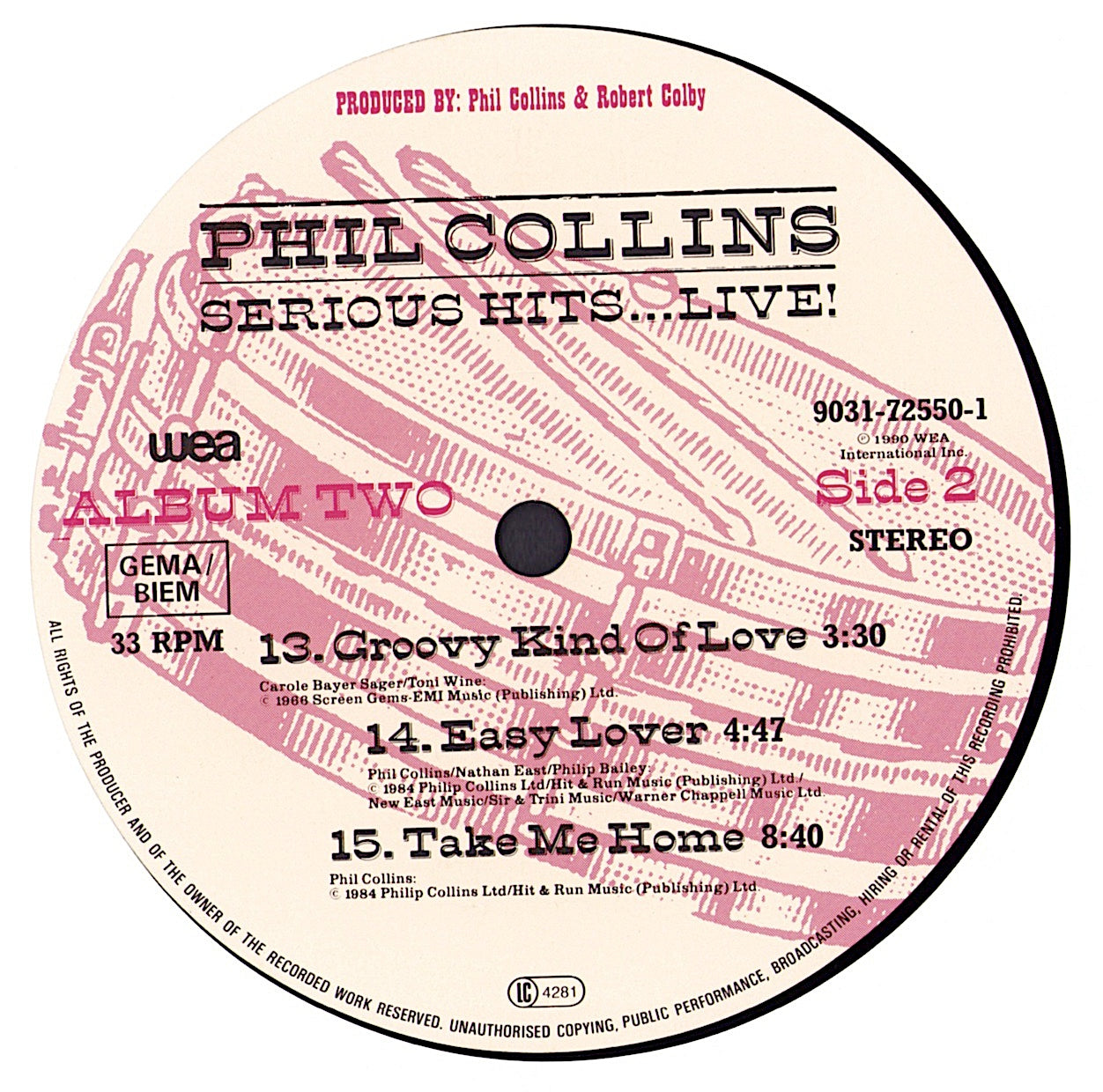 Phil Collins - Serious Hits...Live! Vinyl 2LP