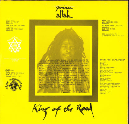 Prince Allah - King Of The Road Vinyl LP JAMAICA