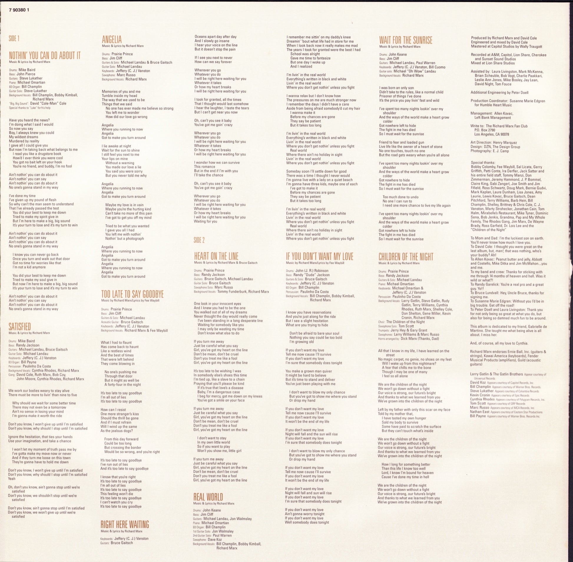 Richard Marx – Repeat Offender Vinyl LP