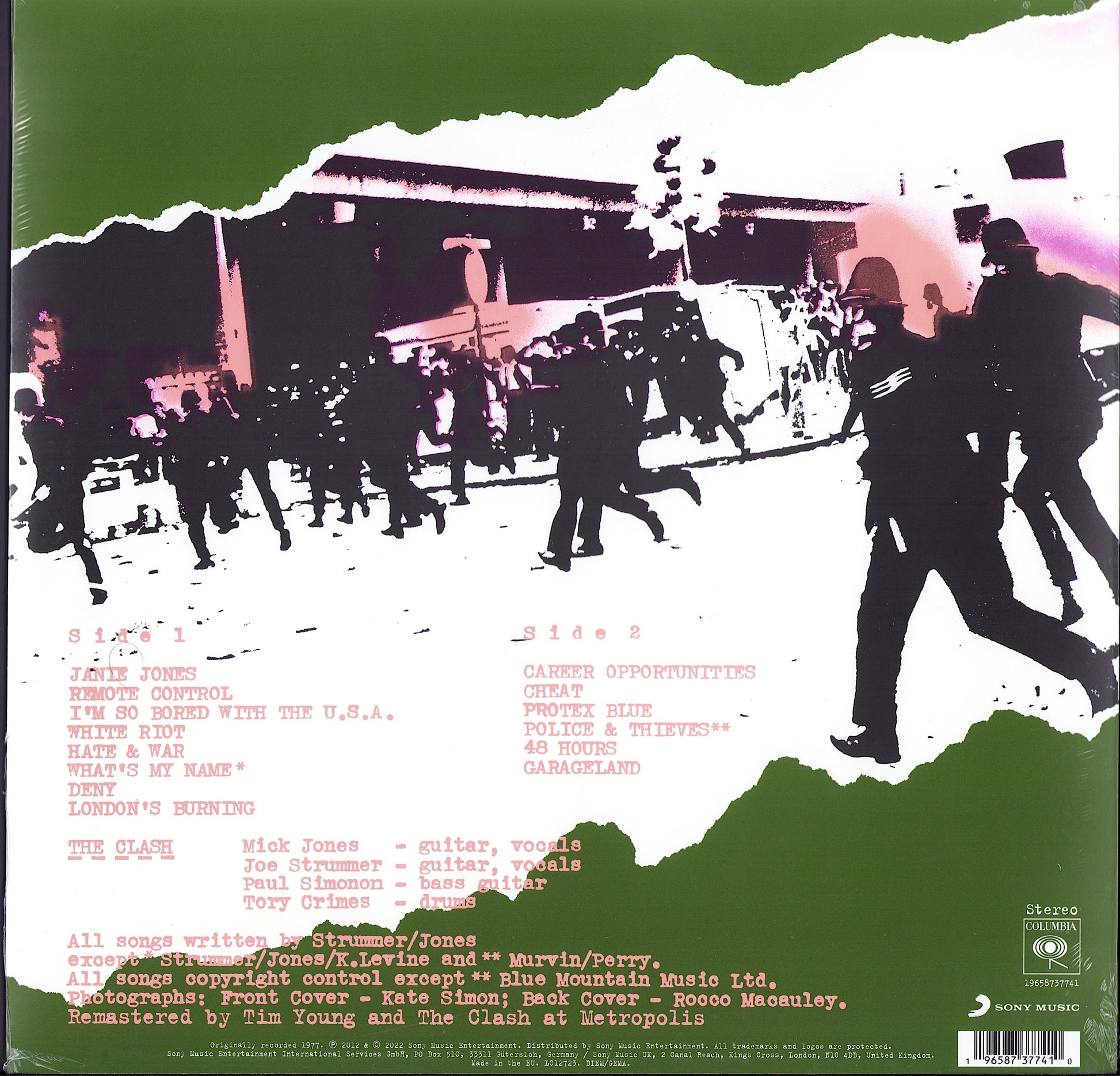 The Clash - The Clash Pink Vinyl LP