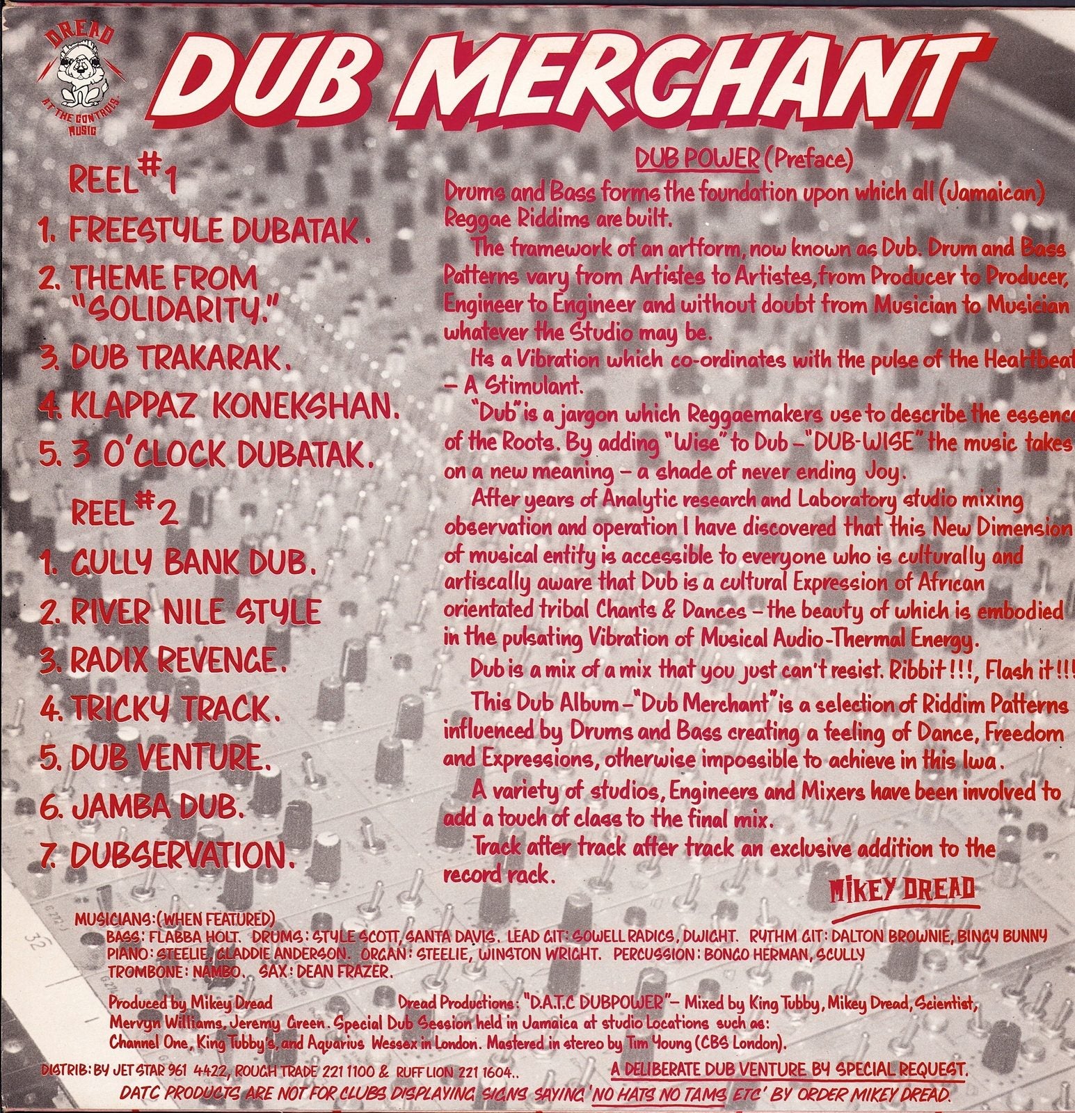 Mikey Dread ‎- Dub Merchant (Vinyl LP)