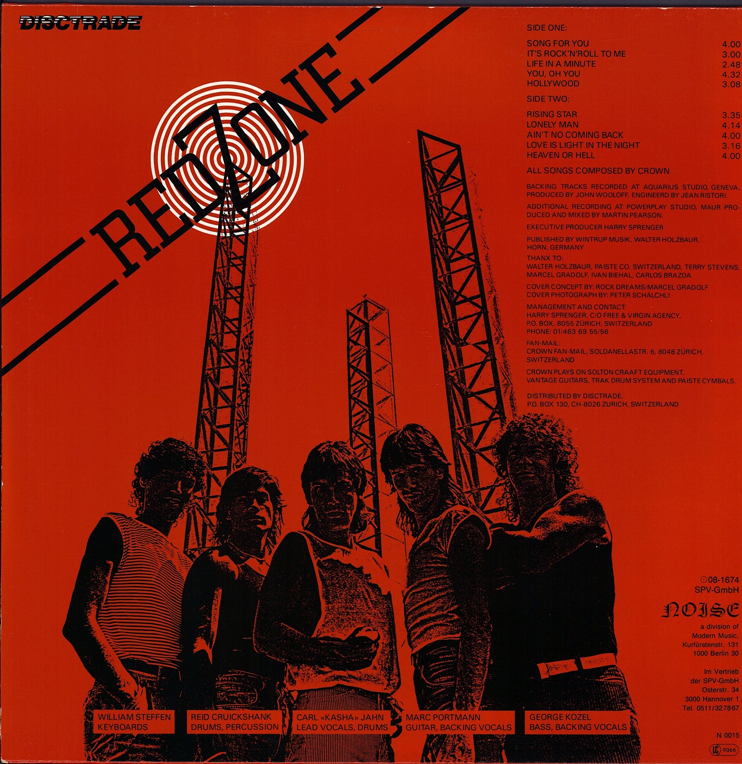 Crown - Red Zone Vinyl LP