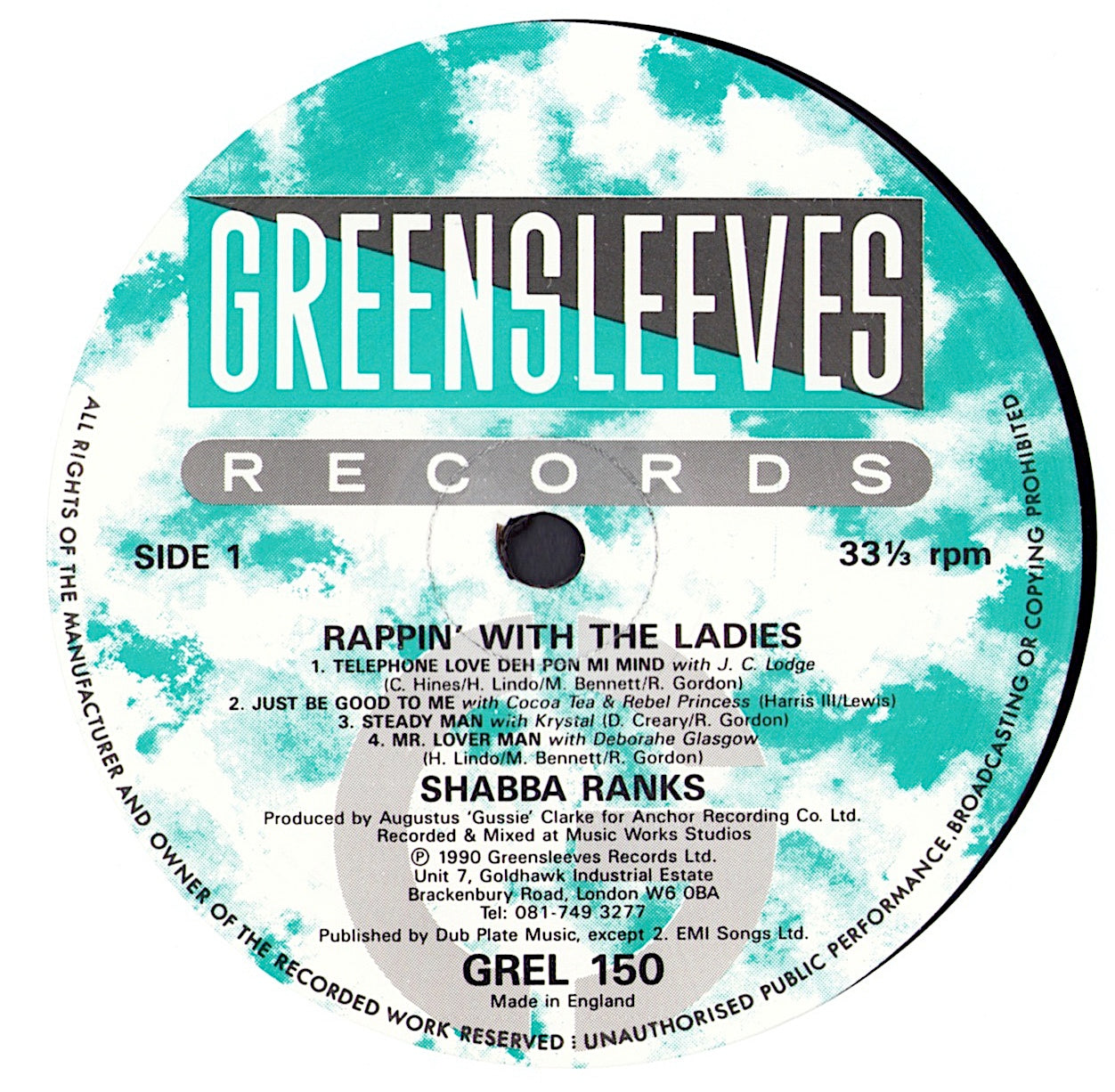 Shabba Ranks - Rappin' With The Ladies Vinyl LP