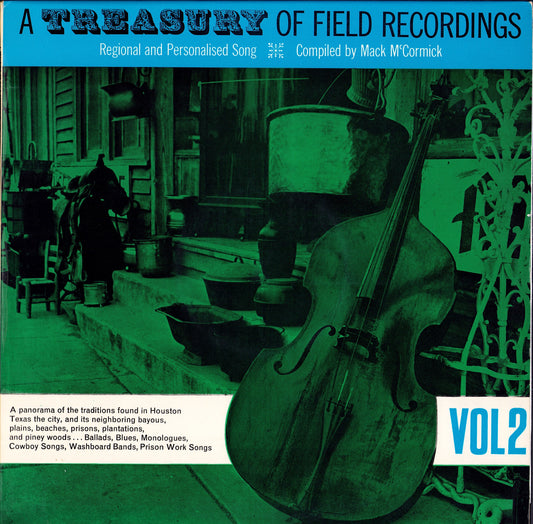 A Treasury Of Field Recordings - Volume 2 Regional And Personalised Song Vinyl LP
