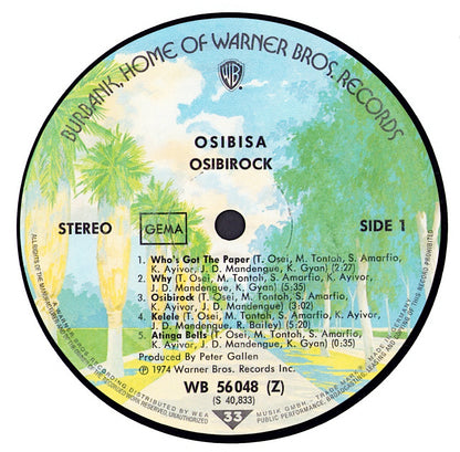 Osibisa - Osibirock Vinyl LP
