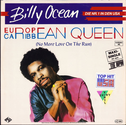 Billy Ocean - European Queen (No More Love On The Run) (Green Transparent Vinyl 12")