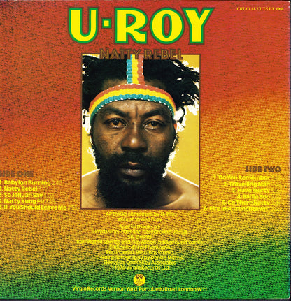 U-Roy ‎- Natty Rebel Vinyl LP