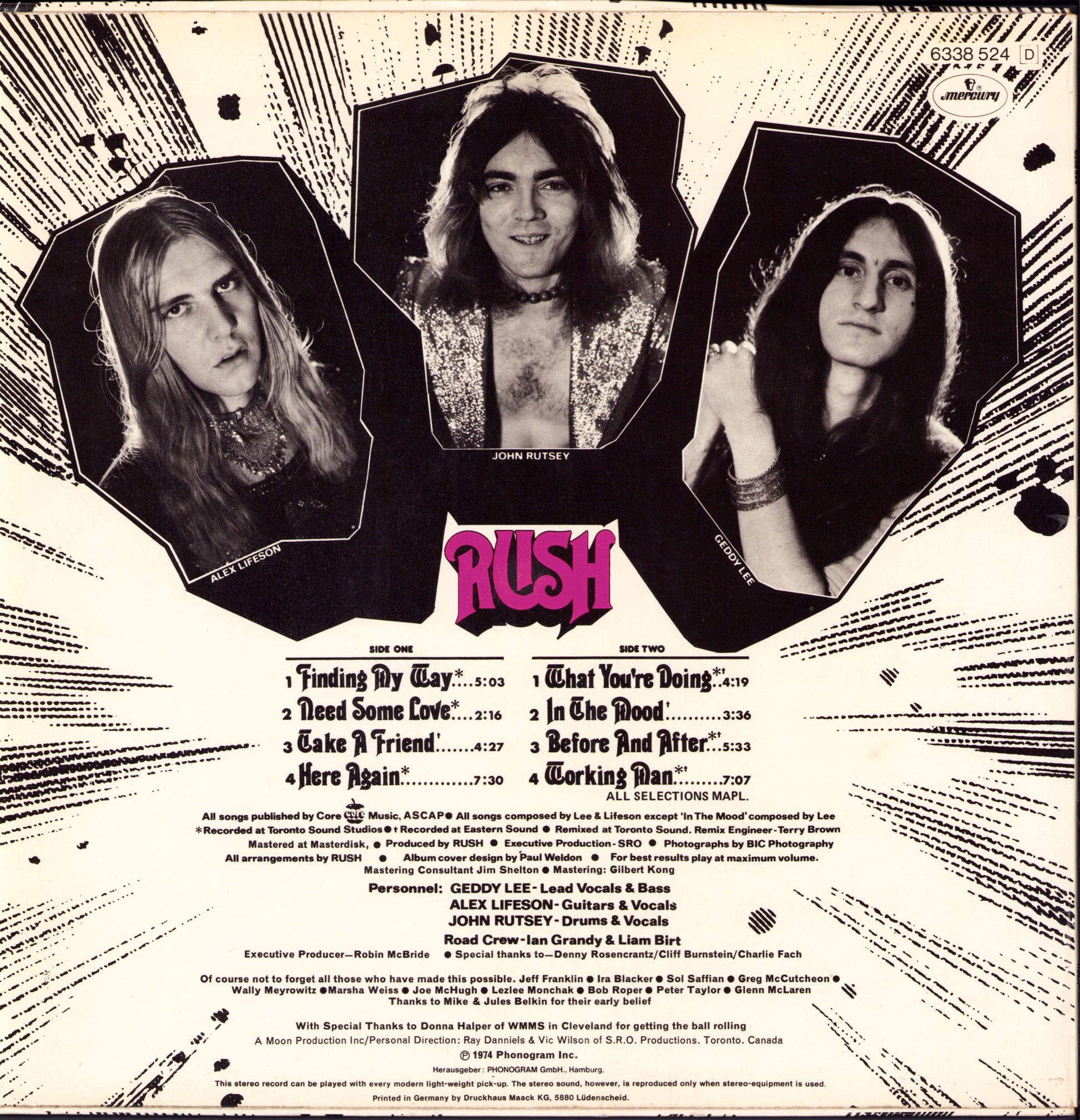 Rush - Rush Vinyl LP