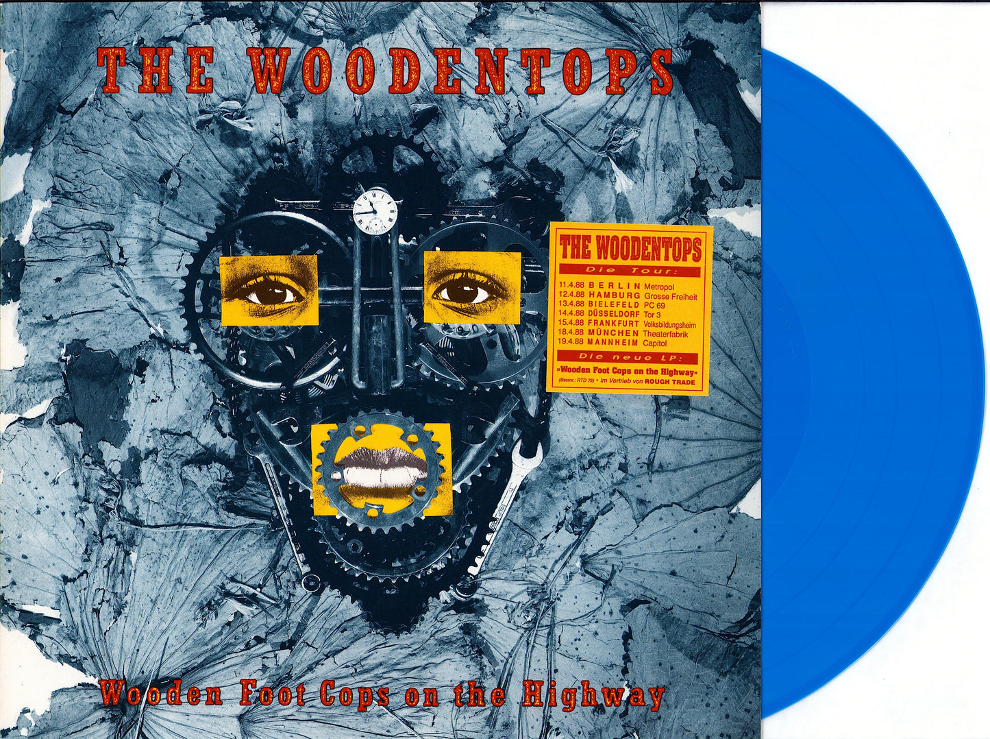 The Woodentops - Wooden Foot Cops On The Highway Opaque Blue Vinyl LP